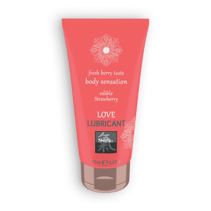 LUBRICANTE BESABLE LOVE LUBRICANT CON SABOR A FRESA SHIATSU? 75ML