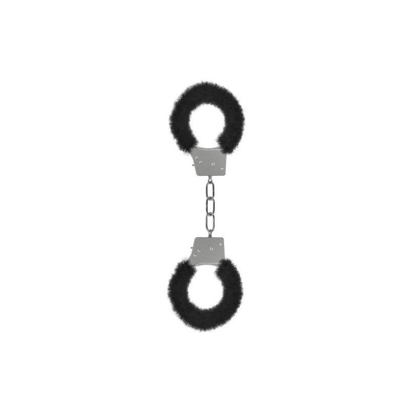 ESPOSAS CON PELUCHE BEGINNER'S FURRY HANDCUFFS NEGRAS