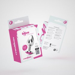 PLUG ANAL JOYA BIJOU ROSA MEDIANO CRUSHIOUS CON BOLSA ATERCIOPELADA GRATIS