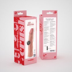 FUNDA DE PENE REALISTA CON EXTENSIÓN DE 2" THE MACHO CRUSHIOUS