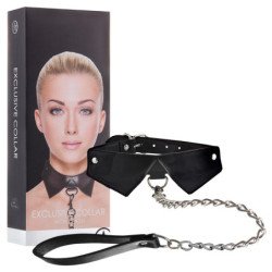 COLLAR CON CORREA OUCH! EXCLUSIVE COLLAR WITH LEASH NEGRA