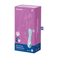 VIBRADOR INFLABLE AIR PUMP 5 CON APLICACIÓN CONNECT SATISFYER