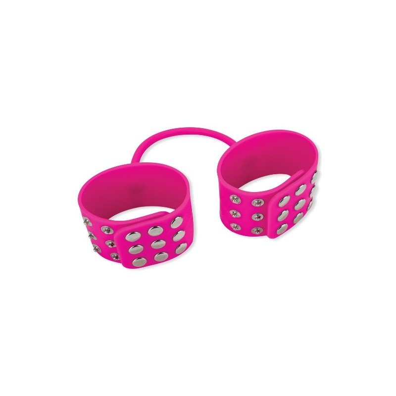 ESPOSAS DE SILICONA SILICONE CUFFS ROSA