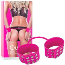 ESPOSAS DE SILICONA SILICONE CUFFS ROSA