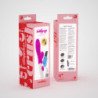 VIBRADOR CON ESTIMULADOR DE CLÍTORIS LOLLIPOP Y LUBRICANTE DE BASE AGUA INCLUIDO CRUSHIOUS