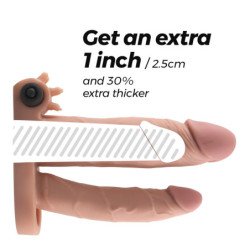 FUNDA REALISTA PARA PENE CON DILDO EXTRA GENERAL DICKOBI CRUSHIOUS