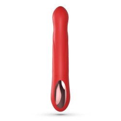 LAPIN VIBRADOR CONEJO RECARGABLE CON EMPUJE ROJO CRUSHIOUS