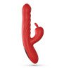 LAPIN VIBRADOR CONEJO RECARGABLE CON EMPUJE ROJO CRUSHIOUS