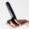 DILDO DE SILICONA LIQUIDA INVIKTUS 7 CRUSHIOUS NEGRO