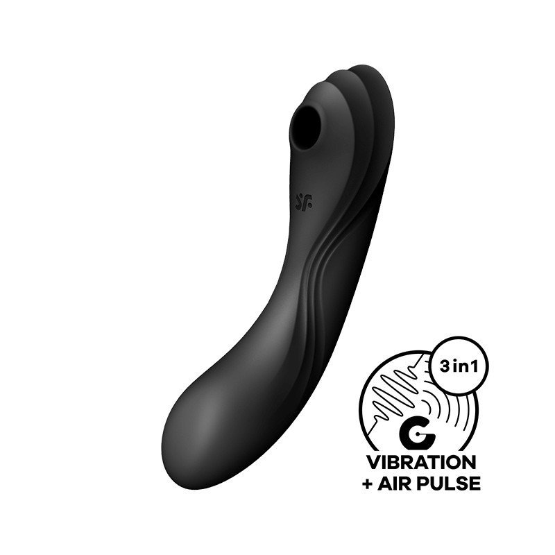 VIBRADOR CURVY TRINITY 4 SATISFYER NEGRO