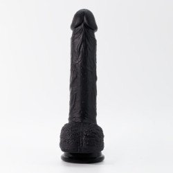 DILDO DE SILICONA LIQUIDA INVIKTUS 8 CRUSHIOUS NEGRO