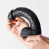 DILDO DE SILICONA LIQUIDA INVIKTUS 8 CRUSHIOUS NEGRO