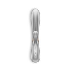 VIBRADOR HOT LOVER CON APP SATISFYER PLATA - CHAMPÁN