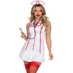 LEG AVENUE - TRAJE DE ENFERMERA JEFA BLANCO S/M