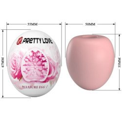 PRETTY LOVE - MASTURBADOR MASCULINO HUEVO ROSA