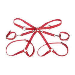 SUBBLIME - 953706 ESPOSAS CON CINTURÓN DE SUJECIÓN ROJO TALLA ÚNICA