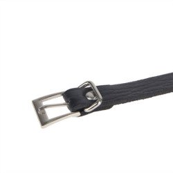 SUBBLIME - 953713 CINTURÓN DE BONDAGE PUNK HEBILLA METAL NEGRO TALLA ÚNICA