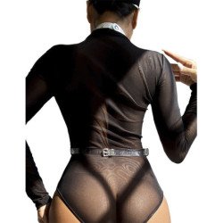 SUBBLIME - 953737 ARNÉS DE PECHO CON ANILLOS Y CADENAS PLATEADO TALLA ÚNICA