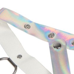 SUBBLIME - 953737 ARNÉS DE PECHO CON ANILLOS Y CADENAS PLATEADO TALLA ÚNICA
