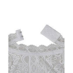 SUBBLIME - 953850 BODY DE ENCAJE BLANCO S/M