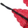 SUBBLIME - 953898 CAMISO DE SEDA Y ENCAJE + BRAGUITAS ROJO S/M