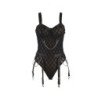 SUBBLIME - 954260 BODY CON CADENAS + LIGUERO NEGRO S/M