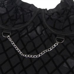 SUBBLIME - 954260 BODY CON CADENAS + LIGUERO NEGRO S/M