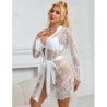 SUBBLIME - 954369 Camisón de manga larga con estampado floral, blanco, talla S/M