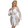 SUBBLIME - 954376 Camisón de manga larga con estampado floral, blanco, talla L/XL