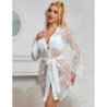 SUBBLIME - 954376 Camisón de manga larga con estampado floral, blanco, talla L/XL