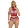 SUBBLIME - 952402 CONJUNTO DE RED CON DIAMANTES ROSAS TALLA ÚNICA