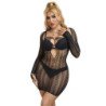 SUBBLIME - 952464 VESTIDO DE RED NEGRO TALLA ÚNICA
