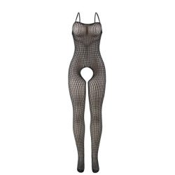 SUBBLIME - 951726 BODY DE RED ELÁSTICO NEGRO SIN ENTREPIERNA TALLA ÚNICA
