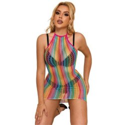 SUBBLIME - 952341 VESTIDO DE RED ARCOÍRIS TALLA ÚNICA