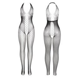 SUBBLIME - 951832 BODY STOCKING CON ESPALDA ABIERTA Y DETALLES CRUZADOS NEGRO TALLA ÚNICA