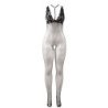 SUBBLIME - 951993 BODY DE RED NEGRO TRANSPARENTE SIN ENTREPIERNA TALLA ÚNICA