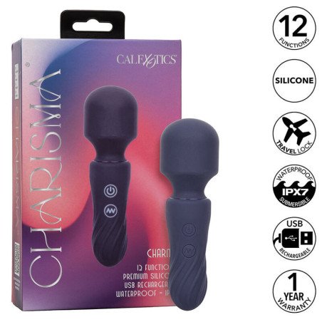 CALEXOTICS - MASAJEADOR CHARISMA CHARM 12 FUNCIONES MORADO