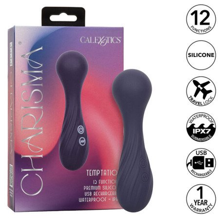 CALEXOTICS - MASAJEADOR CHARISMA TEMPTATION 12 FUNCIONES MORADO
