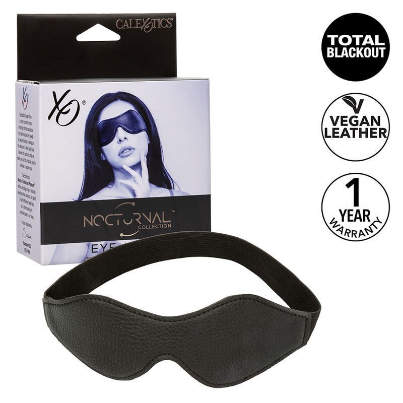 CALEXOTICS - ANTIPARATOS NOCTURNOS DE PVC Y PIEL NEGRA
