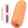 AMOR PRECIOSO - MASTURBADOR MASCULINO DE BOLAS GEMELAS NARANJA