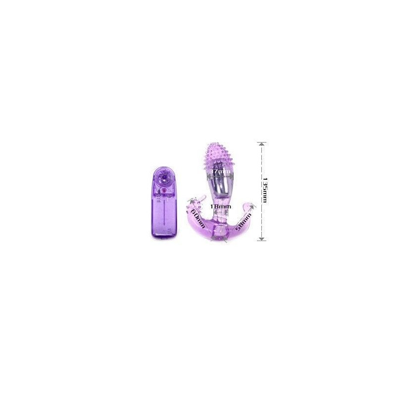 BAILE - ESTIMULADOR LILA VAGINAL Y ANAL CON VIBRACION
