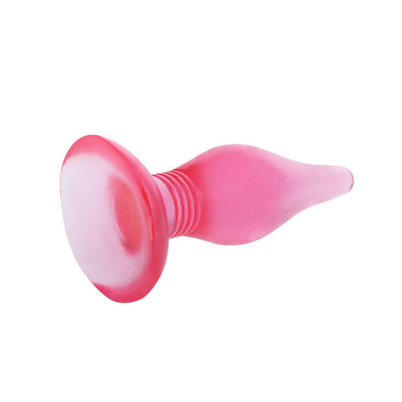 BAILE - Tapón anal de tacto suave lila de 14,2 cm