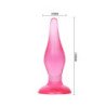 BAILE - Tapón anal de tacto suave lila de 14,2 cm
