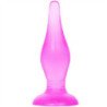 BAILE - Tapón anal de tacto suave lila de 14,2 cm