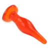 BAILE - TAPÓN ANAL ROJO DE TACTO SUAVE 14,2 CM