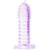 BAILE - FUNDA PARA EL PENE CON PUNTOS ESTIMULANTES, COLOR MORADO, 14 CM