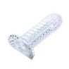 BAILE - FUNDA PARA EL PENE CON PUNTOS ESTIMULANTES TRANSPARENTES 14 CM