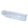 BAILE - FUNDA DE SILICONA ESTIMULANTE ROSA PARA PENE 13 CM