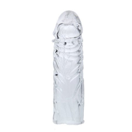 BAILE - FUNDA DE SILICONA TRANSPARENTE PARA PENE 13 CM