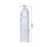 BAILE - FUNDA DE SILICONA TRANSPARENTE PARA PENE 13 CM